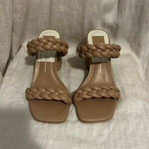 Dolce Vita Braided Nude Sandals